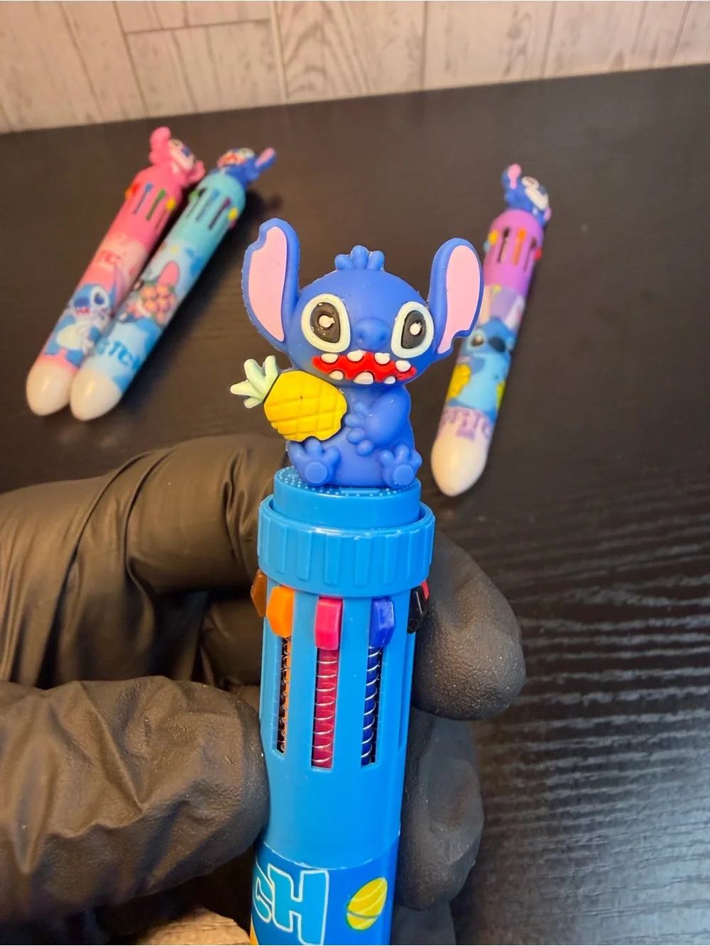 4Pcs Lilo And Stitch Character Multi-Color Retractable Pens for Kids